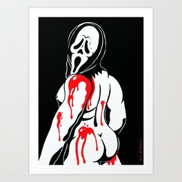 You Hit Me With the Phone, Dick! Art Print