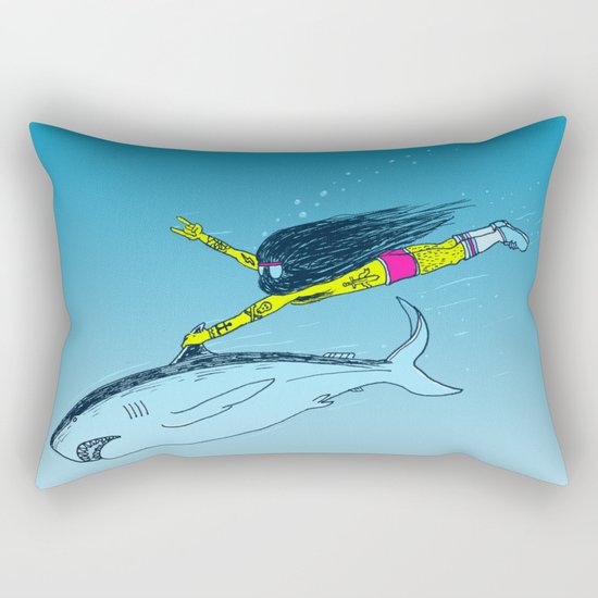 Shark Yeah Rectangular Pillow