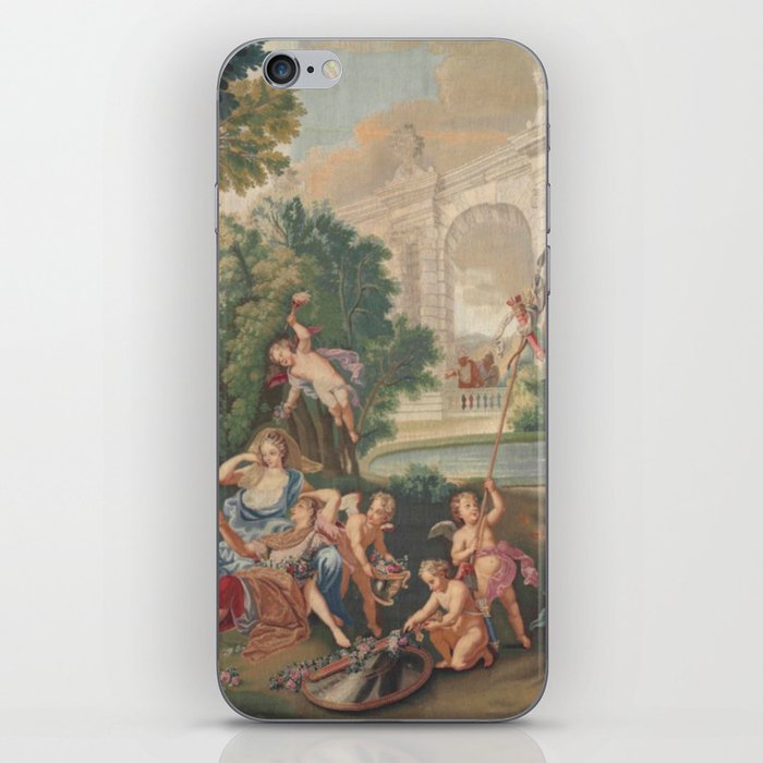 Antique 17th Century Romantic French Mythological Tapestry iPhone Skin