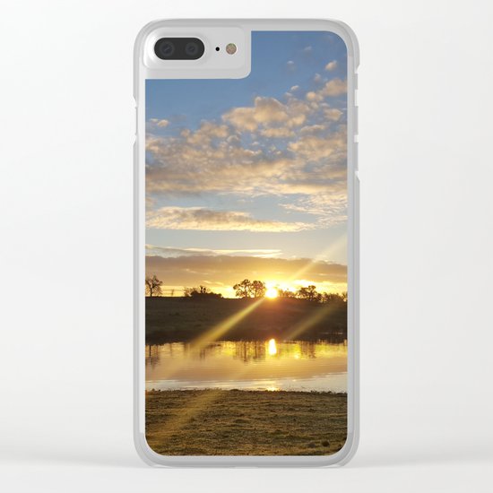 Inbetween Country and Paradise Clear iPhone Case