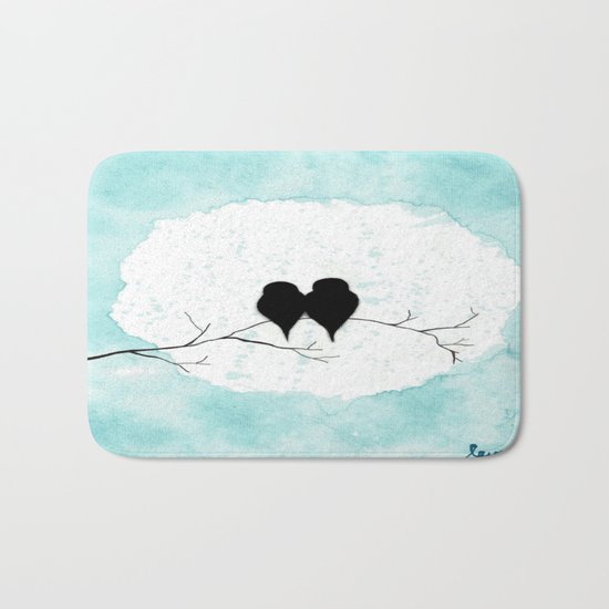 Lovebirds Bath Mat