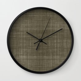 Tissu d'écorce Charcoal Wall Clock | Midcentury, Texture, Coordinates, Graphicdesign, Retro, Vintage, Atomicranch, Brown, Charcoal, Modernist 