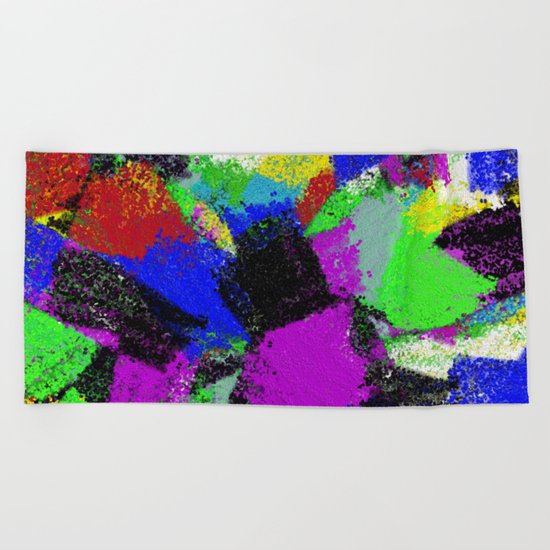Paint To Feel Better Beach Towel