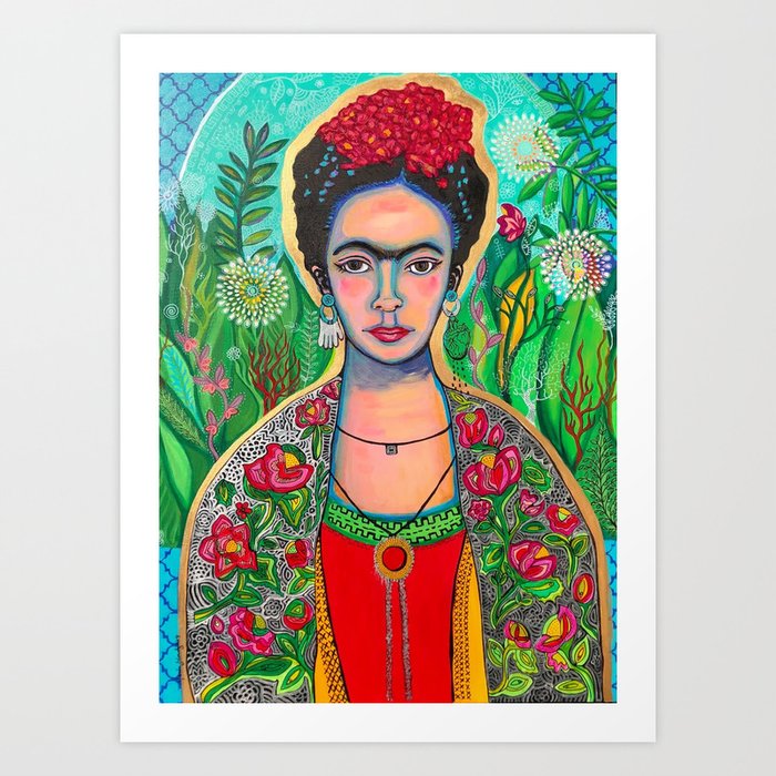 Frida in Bloom Art Print