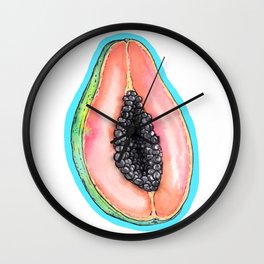 Papaya Wall Clock