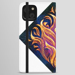 "Inflamed" (on White) - Brooke Duckart iPhone Wallet Case