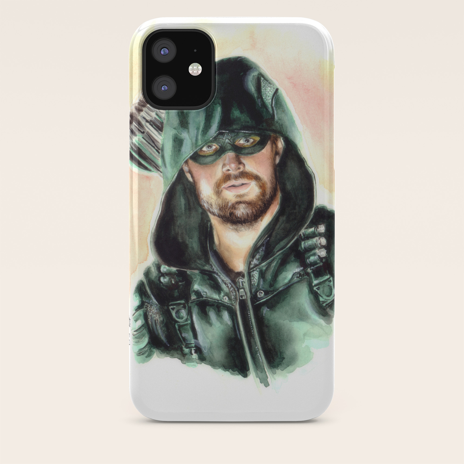 Green Arrow Iphone Case By Audreygianelli Society6