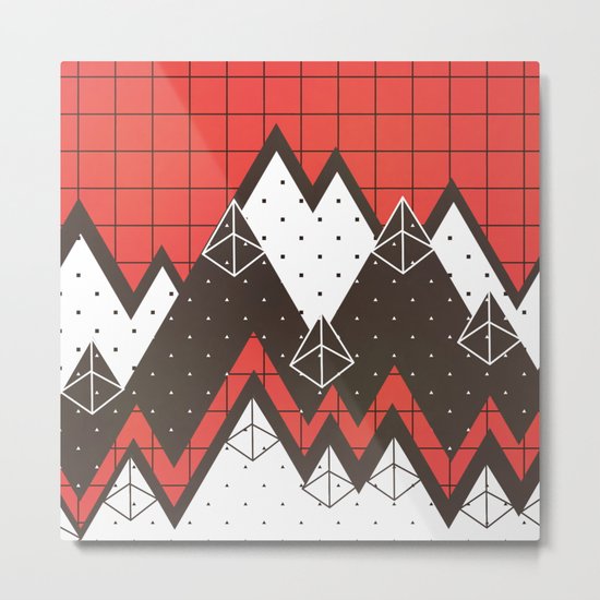 Moutains 2 Metal Print