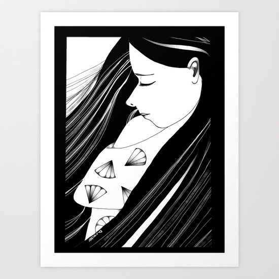 Sombre Art Print