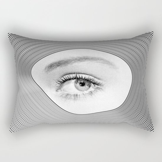 Is there anybody out there Rectangular Pillow