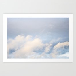 Clouds in November 5 Art Print