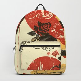 GOTHIC COWBOY Backpack | Western, Curated, Roses, West, Cowboy, Flowers, Pretty, Goth, Gothic, Victorian 