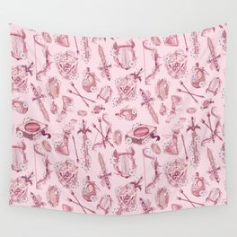 Soft Hero Pastel Pink Wall Tapestry