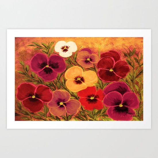 Colors of summer Art Print
