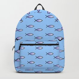 Ichthys 4 Backpack | Cristo, Graphicdesign, Faith, Gospel, Water, Fisher, Ichthys, Christian, Christianity, Cristianos 