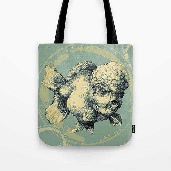 Bubble Head Fish Tote Bag