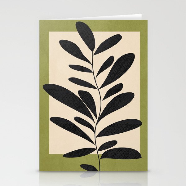 Minimal Plant 4 Stationery Cards