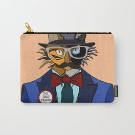 The best father cat Carry-All Pouch | Impressionism, Minimalism, Watercolor, Pop Art, 3D, Pattern, Acrylic, Comic, Digital, Surrealism 