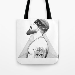 Beard Man - Thug Life Tote Bag