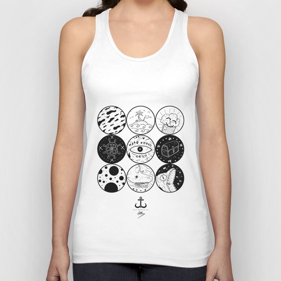 Circles Unisex Tank Top