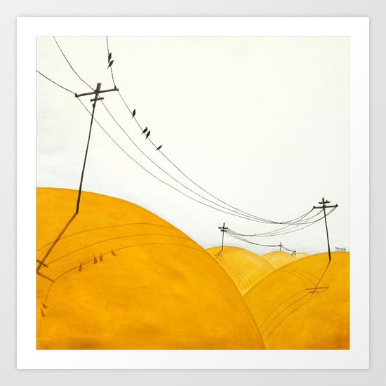 Conversation Art Print