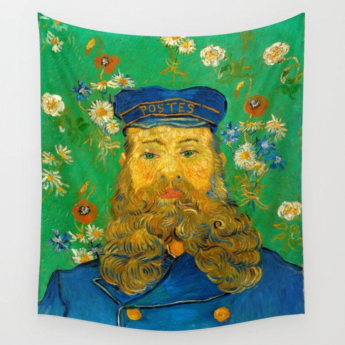 Vincent van Gogh - Portrait of Joseph Roulin Wall Tapestry