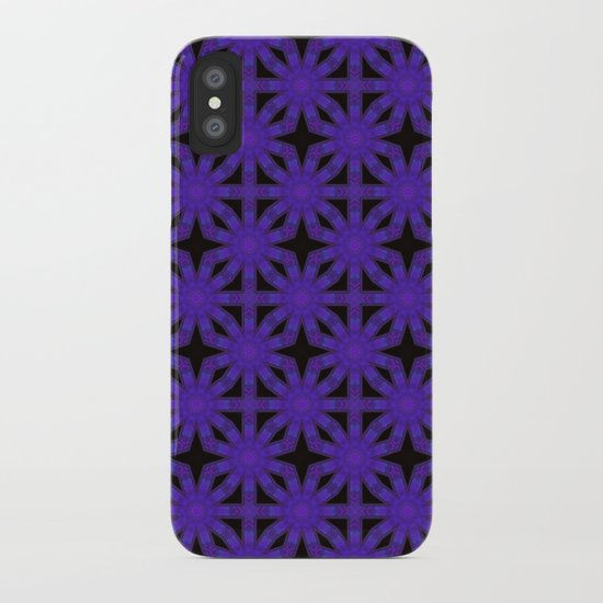 Purple/Black iPhone Case