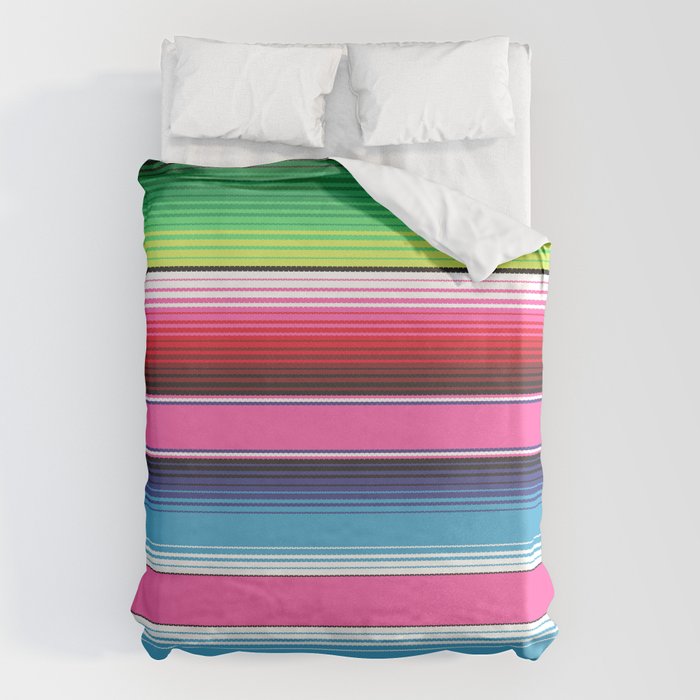 Mexican serape shop duvet cover