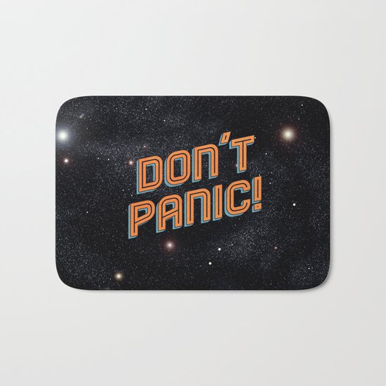 Don't Panic Bath Mat