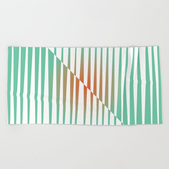 geometric 1 Beach Towel