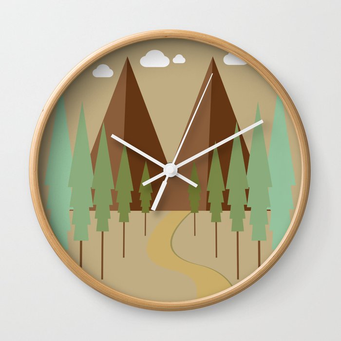 Twin Peaks Wall Clock