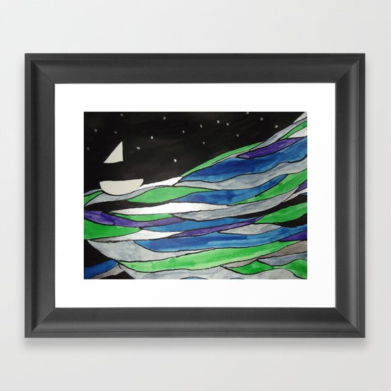 All at Sea Framed Art Print