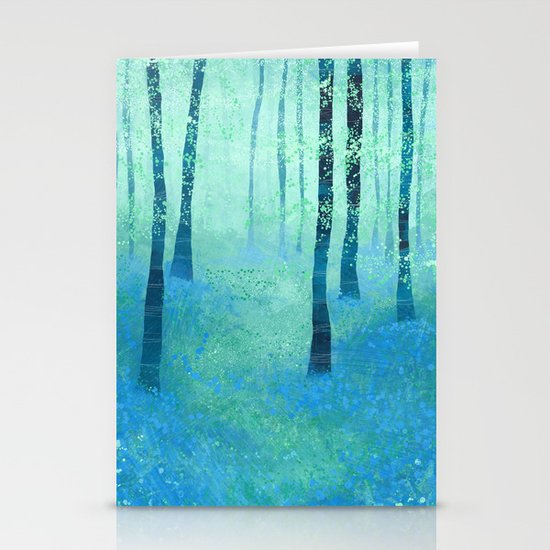 Bluebells, Challock Stationery Cards