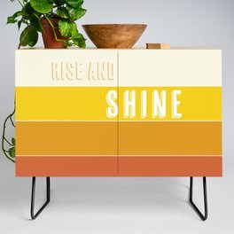 Rise and Shine Sunrise Stripes Credenza