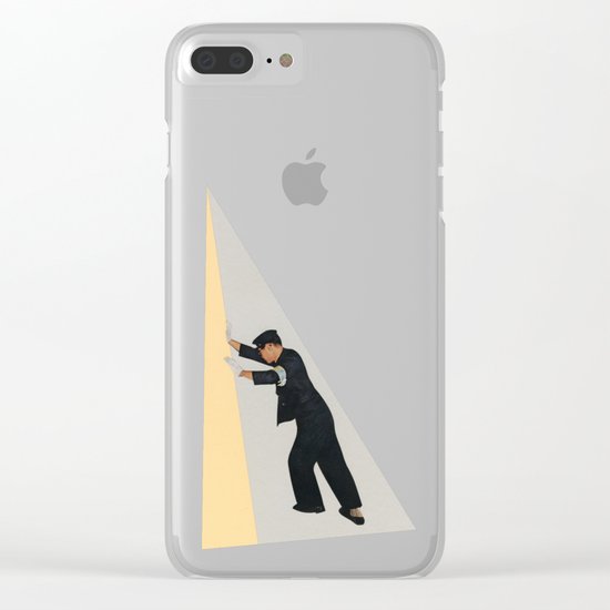 Pushing Boundaries Clear iPhone Case