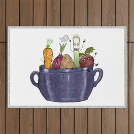 Vegetable Soup Outdoor Rug