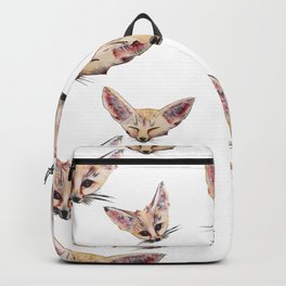 Fennec Foxes Backpack | Acrylic, Pattern, Colours, Kitten, Fennec, Funny, Sharemysociety6, Sweet, Beautiful, Sale 