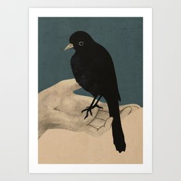 Bird in Hand 2 Art Print