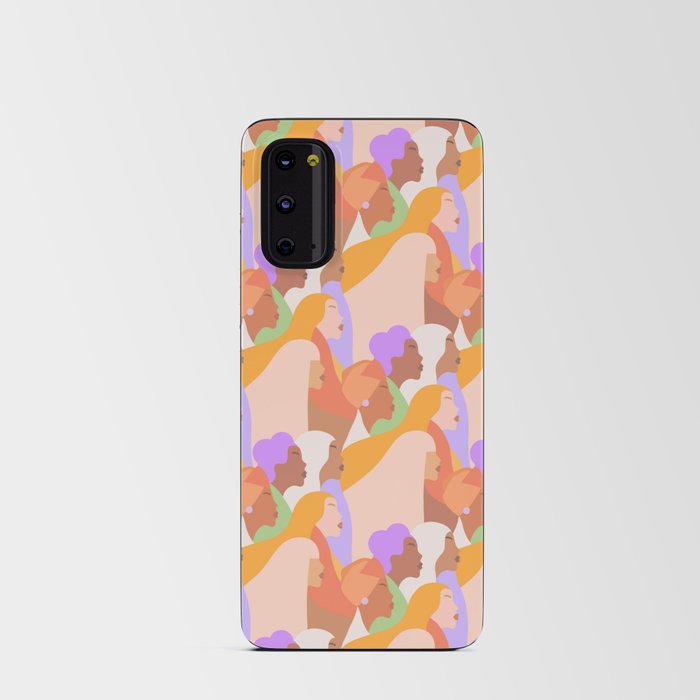 Girl Power - Diversity in Colour - Pattern Android Card Case