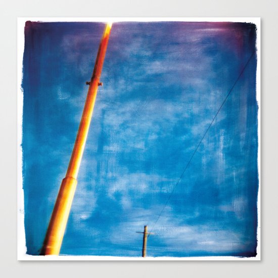 lines and sky Canvas Print