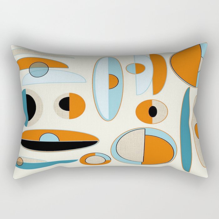 Mid-Century Art 2.4 Rectangular Pillow
