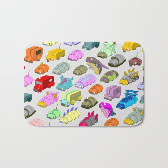 Bug Race Bath Mat