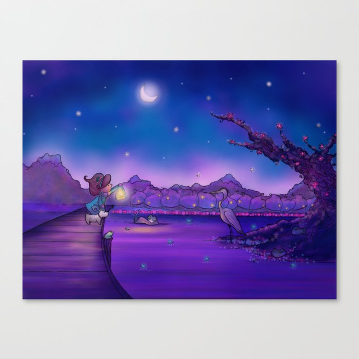 The Unexpected Visitor Canvas Print