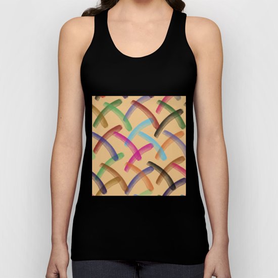 Colourful patterns Unisex Tank Top