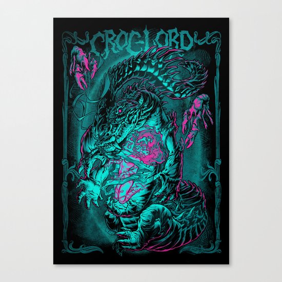 CROC-LORD Canvas Print