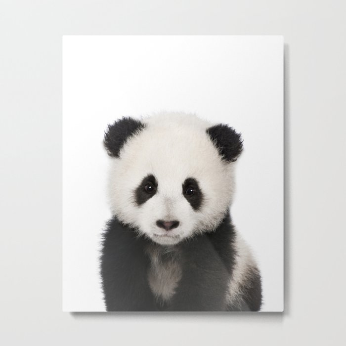Panda Cub Metal Print