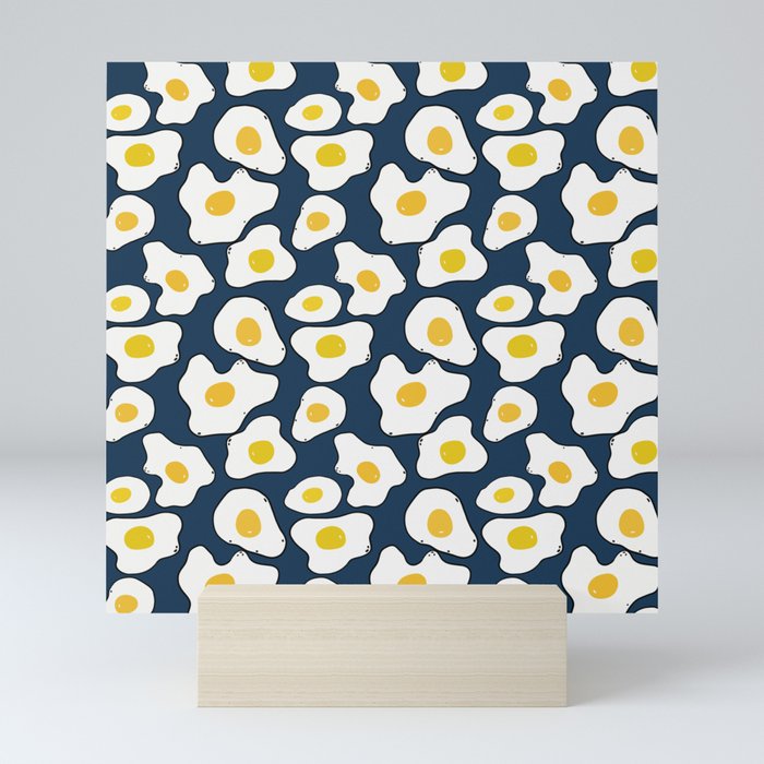 Eggs pattern Mini Art Print