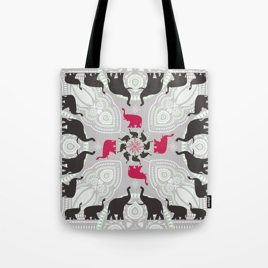 Newport Elephants Tote Bag