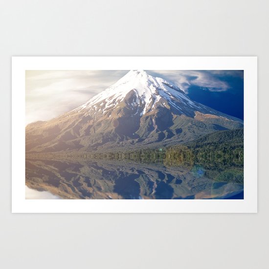 Snow Peak Art Print