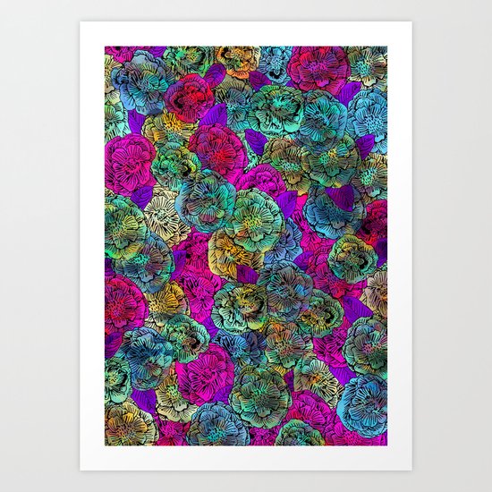 Forest Floral Art Print